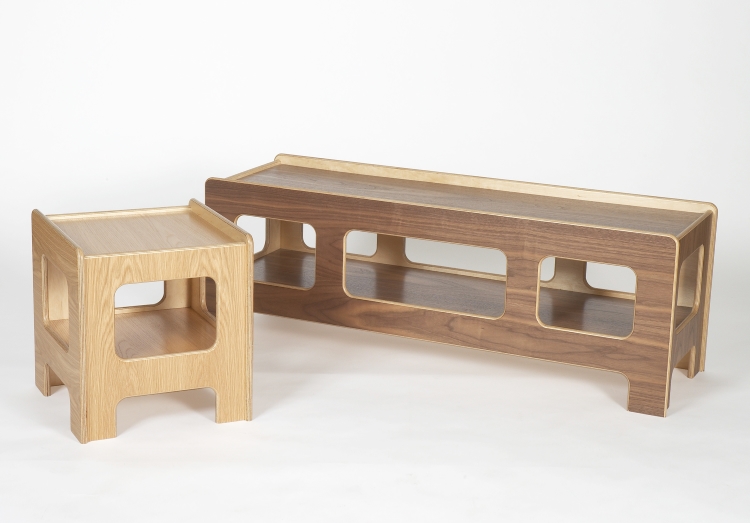 birch-ply coffee tables