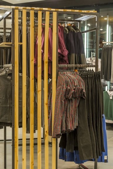 retail interior shelving Topman footwear department store design rollout