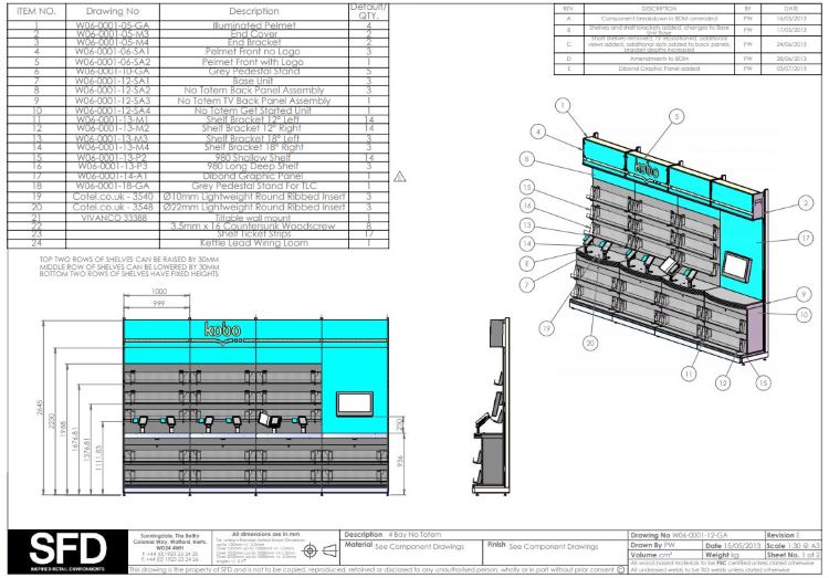 General assembly drawing